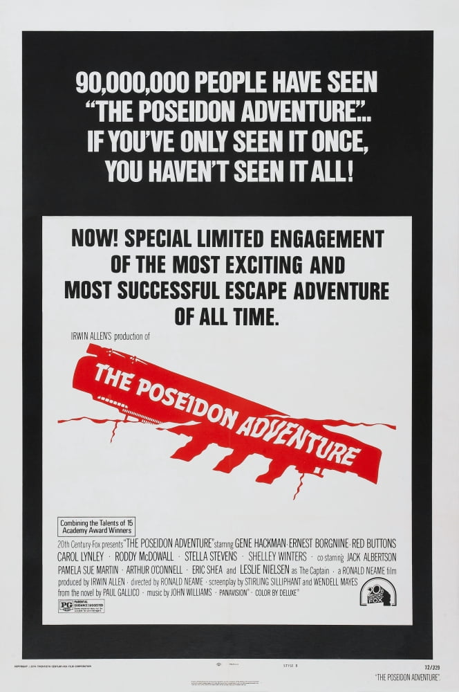 The Poseidon Adventure Us Canvas Art -  (11 x 17)