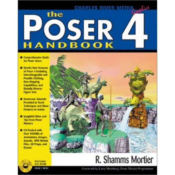Pre-Owned The Poser 4 Handbook Graphics Series Paperback Shamms R. Mortier