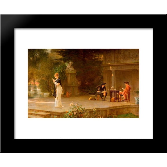 The Post Bag 20x24 Framed Art Print by Marcus Stone