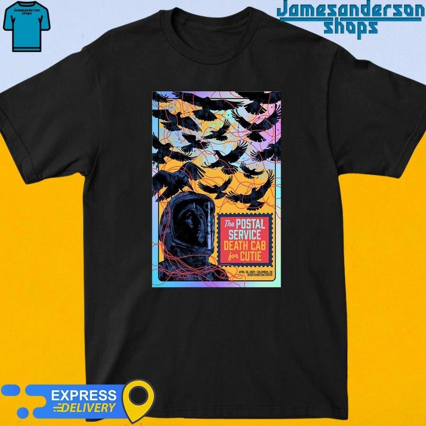 The Postal Service Death Cab For Cutie Tour Columbus Oh 2024 Shirt