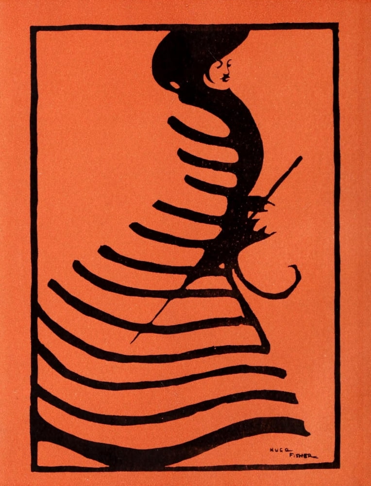 The Poster 1898 Fadeaway lady Canvas Art - Hugo Fisher (18 x 24)