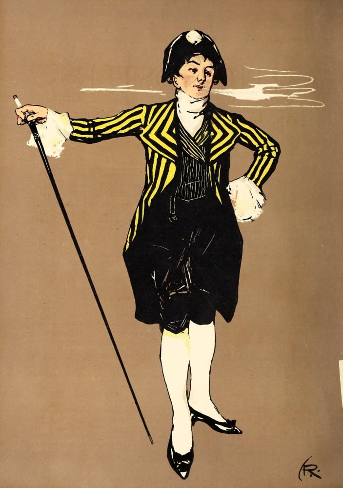 The Poster 1899 Man Canvas Art - Unknown (18 x 24)