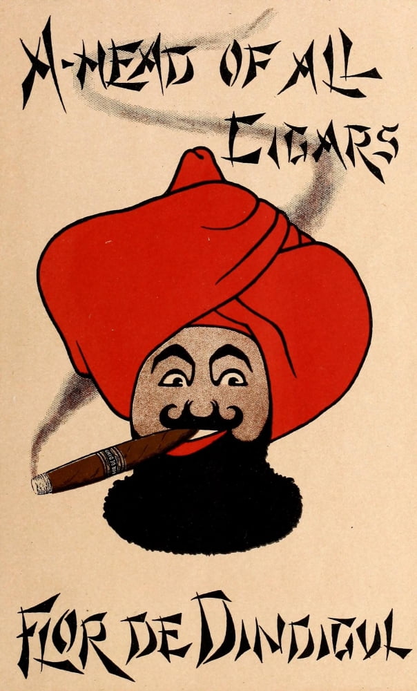 The Poster 1900 A-head of all cigars Canvas Art - Unknown (18 x 24)