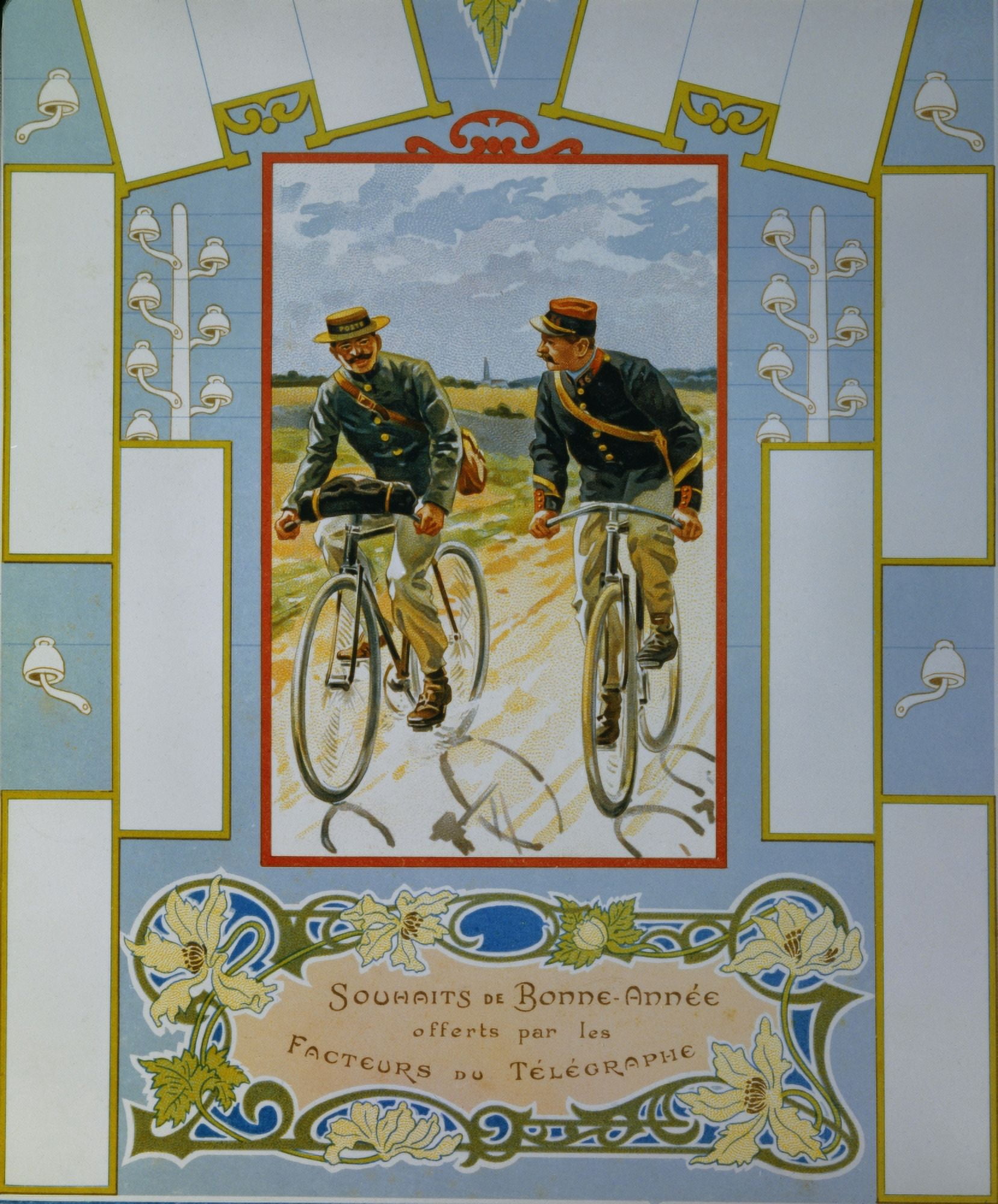 The Postmen Of The Telegraph Canvas Art - (24 x 36)