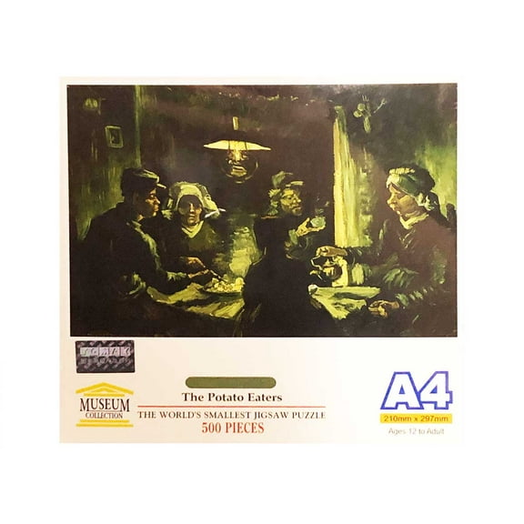 The Potato Eaters, a 500-piece Puzzle by Tomax Puzzles