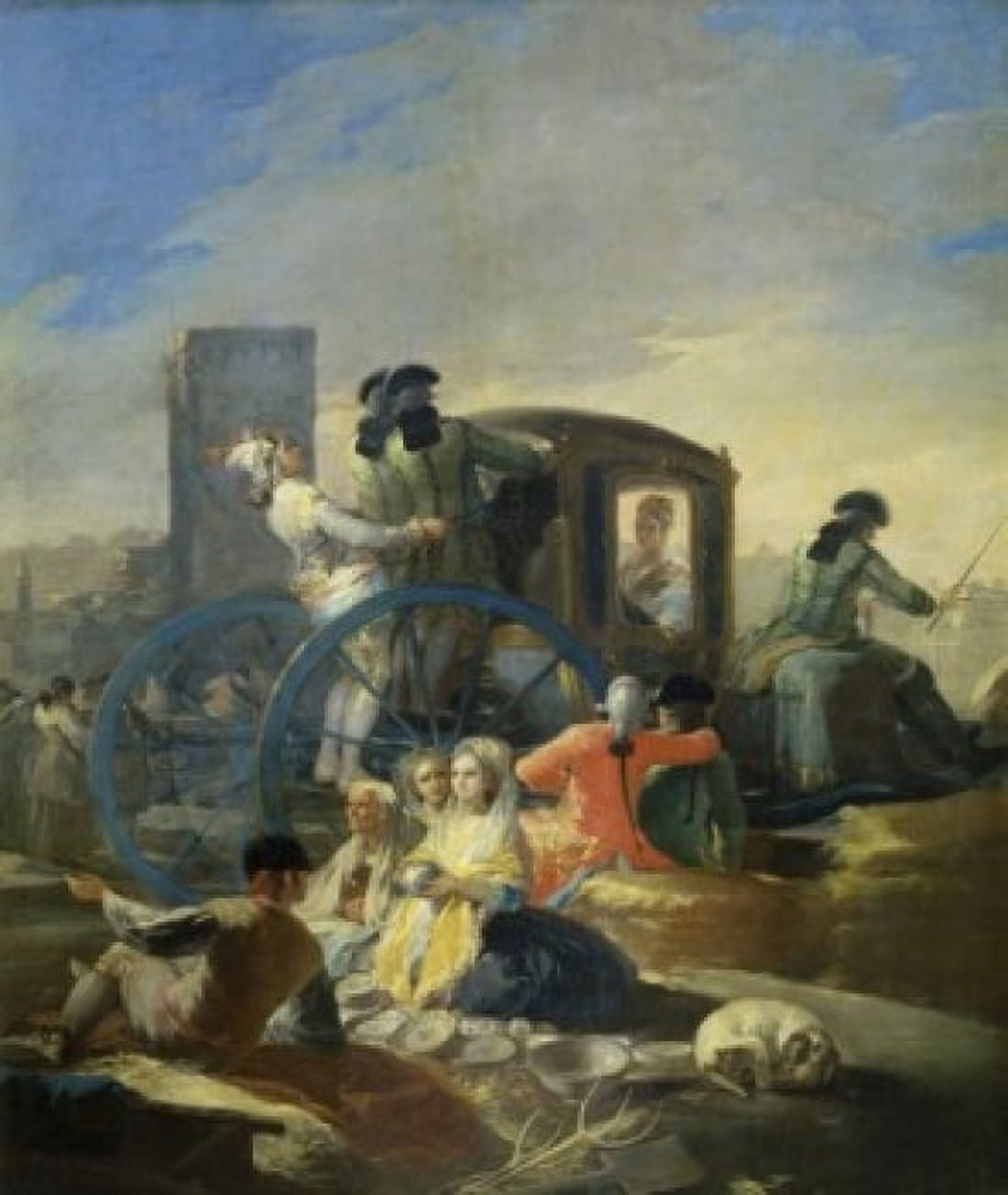 The Pottery Vendor  Francisco de Goya y Lucientes (1746-1828Spanish) Museo del Prado Madrid Canvas Art - Francisco de Goya (24 x 36)