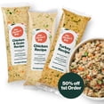 thumbnail image 1 of The Farmer’s Dog Fresh Human-Grade Dog Food, Poultry Set: Chicken, Turkey, Chicken & Grain, Personalized Meal Plan Subscription for all Breeds & Sizes, 1 of 10
