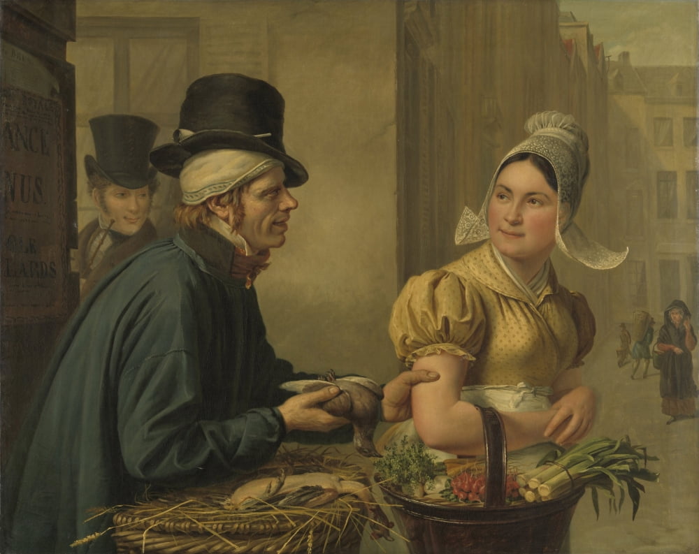 The Poultryman Canvas Art - (24 x 18)