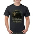 thumbnail image 1 of The Power Has Shifted T-shirt 702HP American Pickup Truck Offroad Muscle 4x4 High Torque Built For Power Men's Tee, 1 of 7