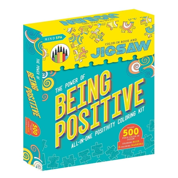 The Power Of Being Positive : Includes 500 Piece Color-In-Jigsaw and More! (Other)