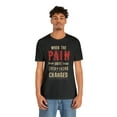thumbnail image 1 of "The Power Of Pain" Addiction Awareness Sobriety T-Shirt, 1 of 5