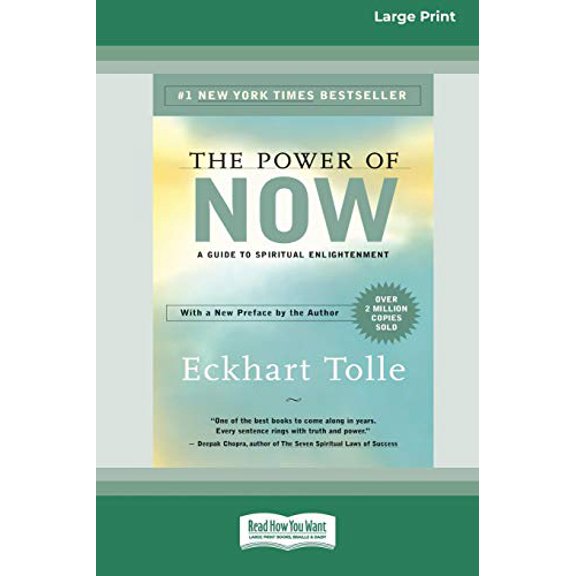Pre-Owned The Power of Now: A Guide to Spiritual Enlightenment (16pt Large Print Edition) (Paperback) 0369304233 9780369304230