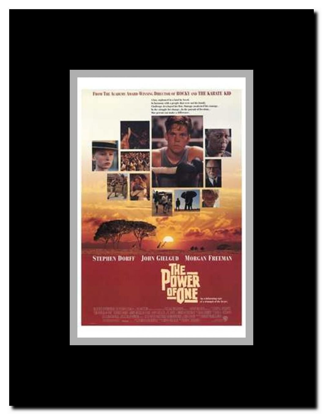 The Power of One Framed Movie Poster