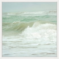 The Power of Sea Framed Painting Print