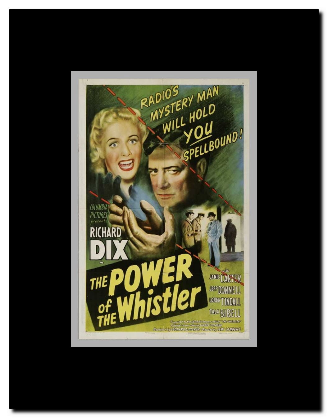 The Power of the Whistler Framed Movie Poster