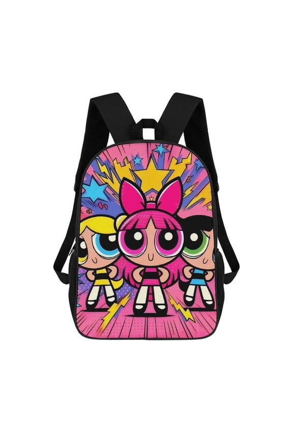 The Powerpuff G-i--r-l-s Large capacity travel backpack/laptop backpack 17inch