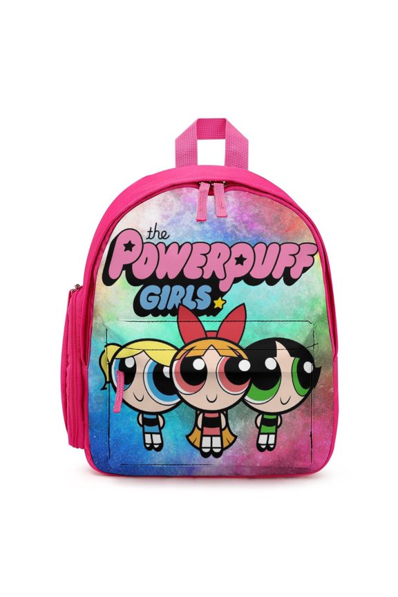The Powerpuff Gi-rls Backpack Cute Print Daypack Lightweight Casual Backpack Travel Hiking Backpacks