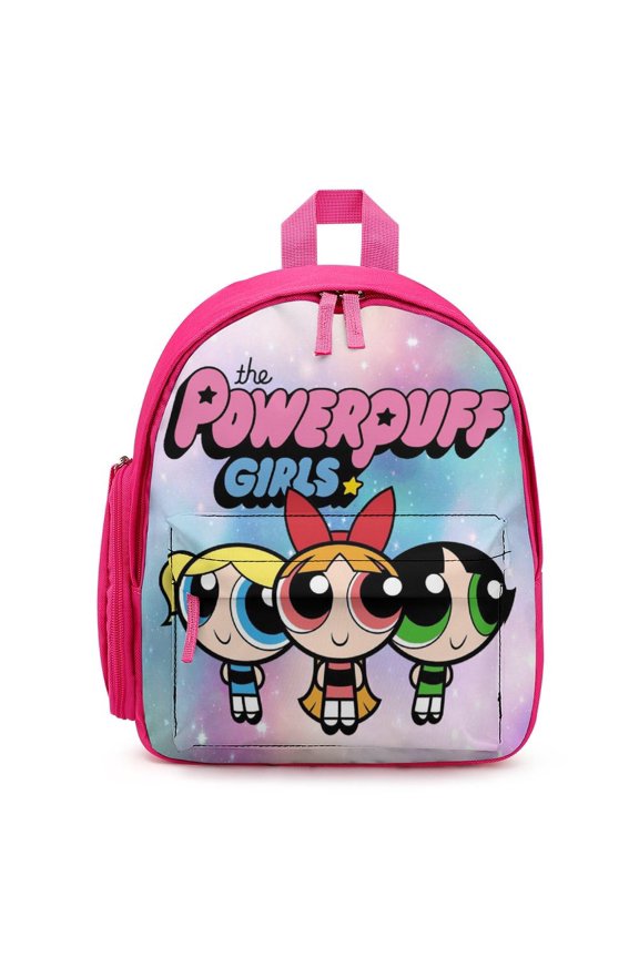 The Powerpuff Gi-rls Backpack Cute Print Daypack Lightweight Casual Backpack Travel Hiking Backpacks
