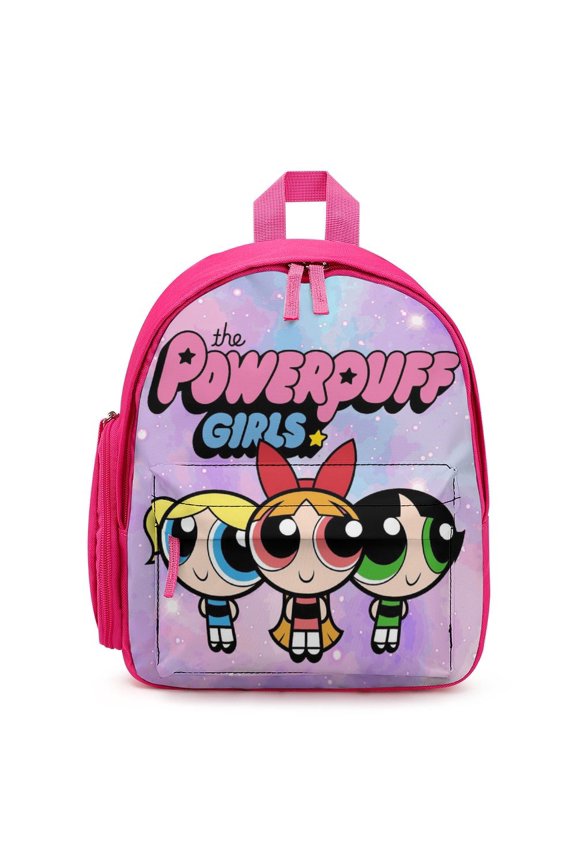 The Powerpuff Gi-rls Backpack Cute Print Daypack Lightweight Casual Backpack Travel Hiking Backpacks