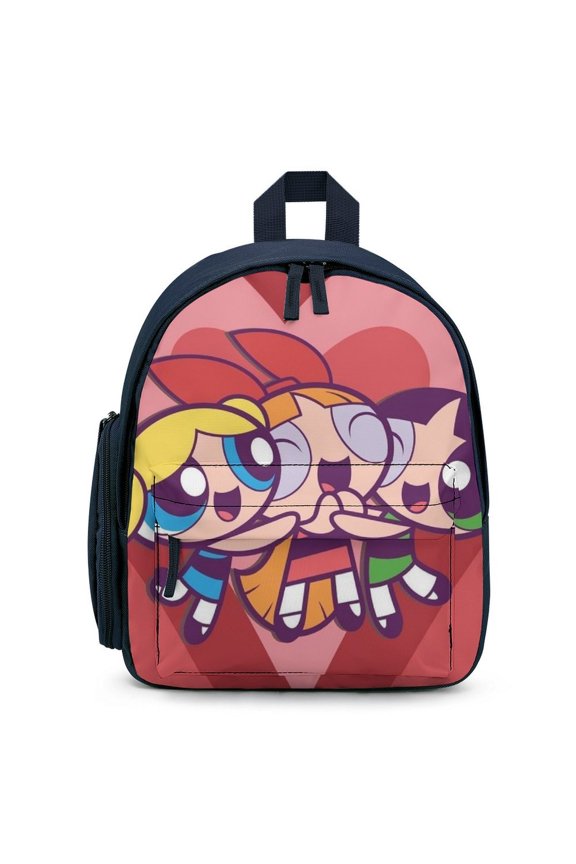 The Powerpuff Gi-rls Backpack Cute Print Daypack Lightweight Casual Backpack Travel Hiking Backpacks