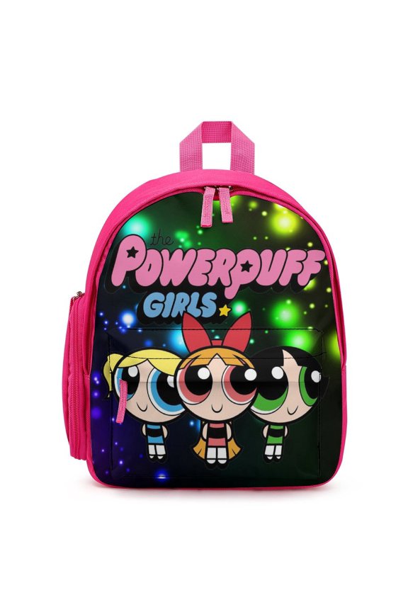 The Powerpuff Gi-rls Backpack Cute Print Daypack Lightweight Casual Backpack Travel Hiking Backpacks