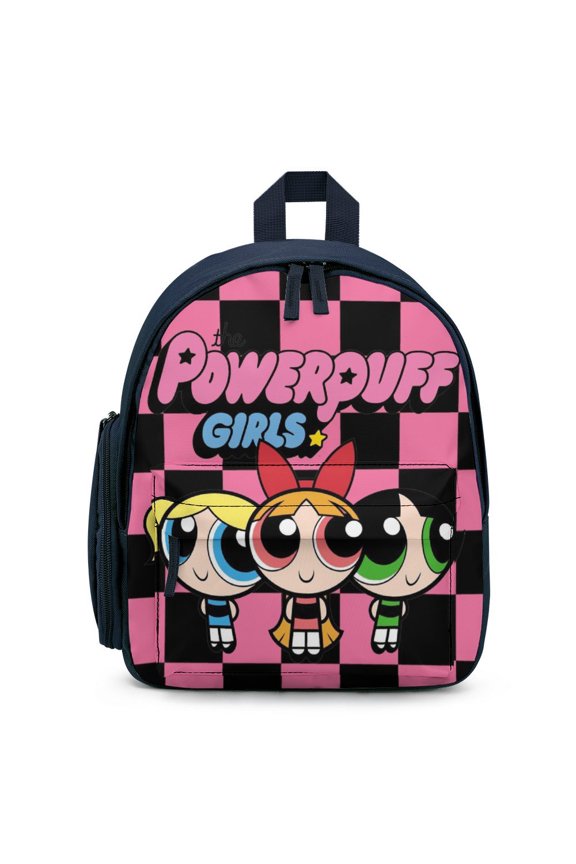 The Powerpuff Gi-rls Backpack Cute Print Daypack Lightweight Casual Backpack Travel Hiking Backpacks