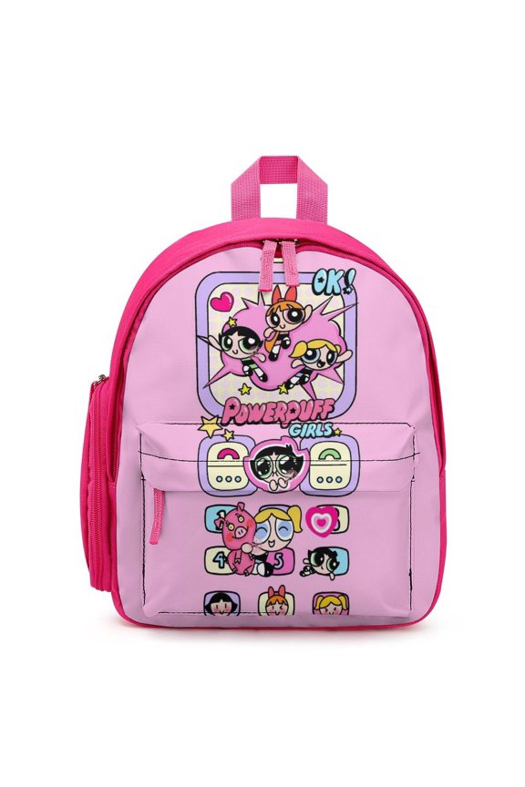 The Powerpuff Gi-rls Backpack Cute Print Daypack Lightweight Casual Backpack Travel Hiking Backpacks