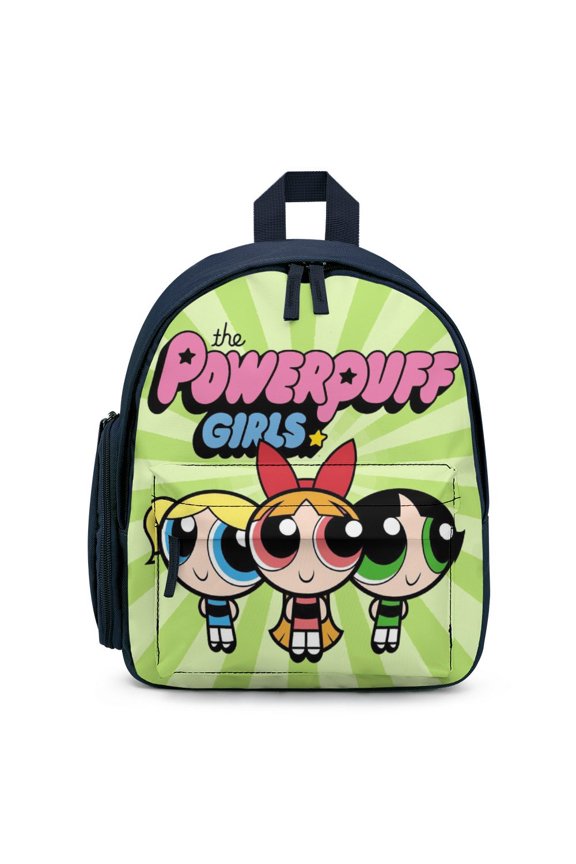 The Powerpuff Gi-rls Backpack Cute Print Daypack Lightweight Casual Backpack Travel Hiking Backpacks