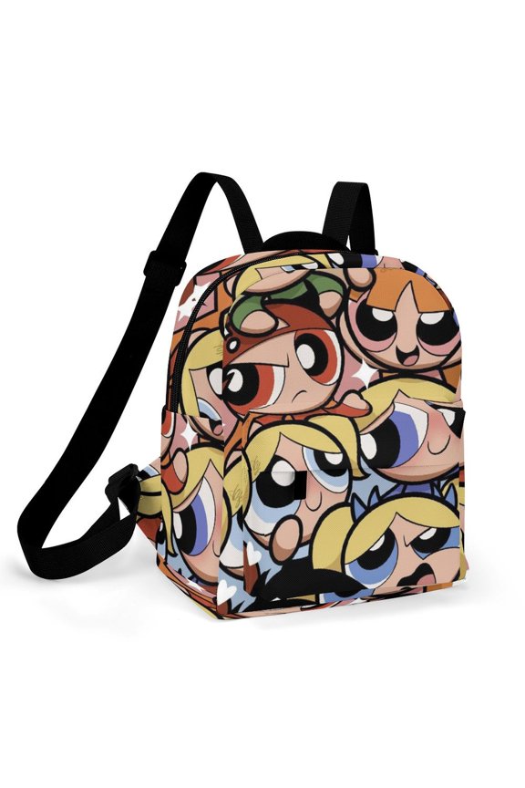 The Powerpuff Gi-rls Women Backpack Casual Stylish Shoulder Bag Large Capacity Daypack Rucksack