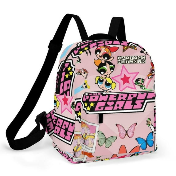 The Powerpuff Gi-rls Women Backpack Casual Stylish Shoulder Bag Large Capacity Daypack Rucksack