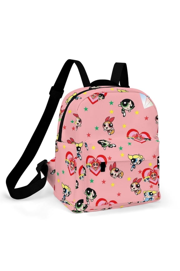 The Powerpuff Gi-rls Women Backpack Casual Stylish Shoulder Bag Large Capacity Daypack Rucksack