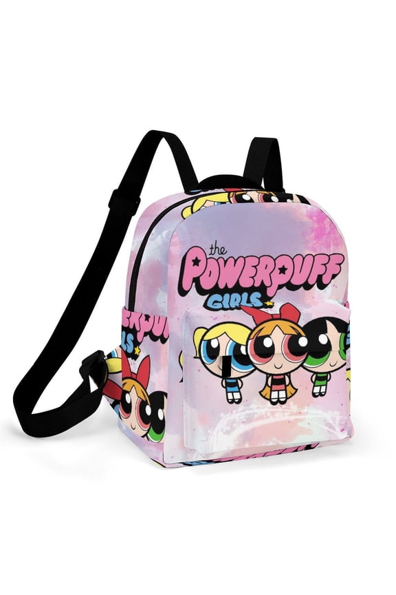 The Powerpuff Gi-rls Women Backpack Casual Stylish Shoulder Bag Large Capacity Daypack Rucksack