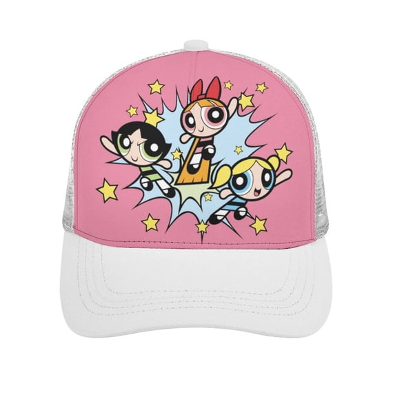 The Powerpuff Girls Adult Baseball Cap Adjustable Sun Visor Hat Prints Trucker Hats Skull Cap Headwear for Men Women