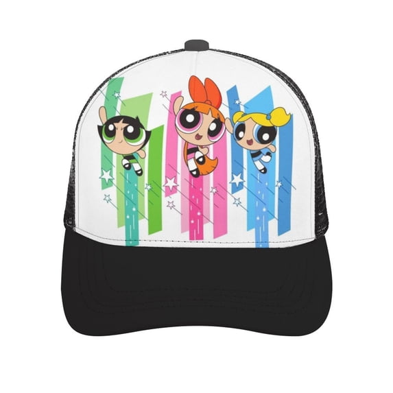 The Powerpuff Girls Adult Baseball Cap Adjustable Sun Visor Hat Prints Trucker Hats Skull Cap Headwear for Men Women