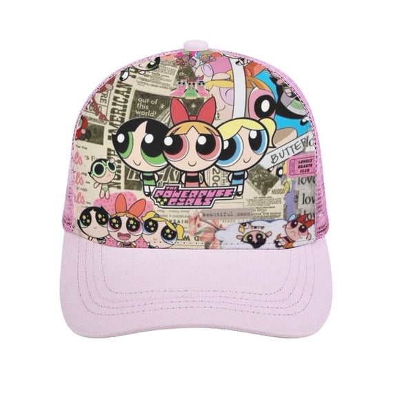 The Powerpuff Girls Adult Baseball Cap Adjustable Sun Visor Hat Prints Trucker Hats Skull Cap Headwear for Men Women