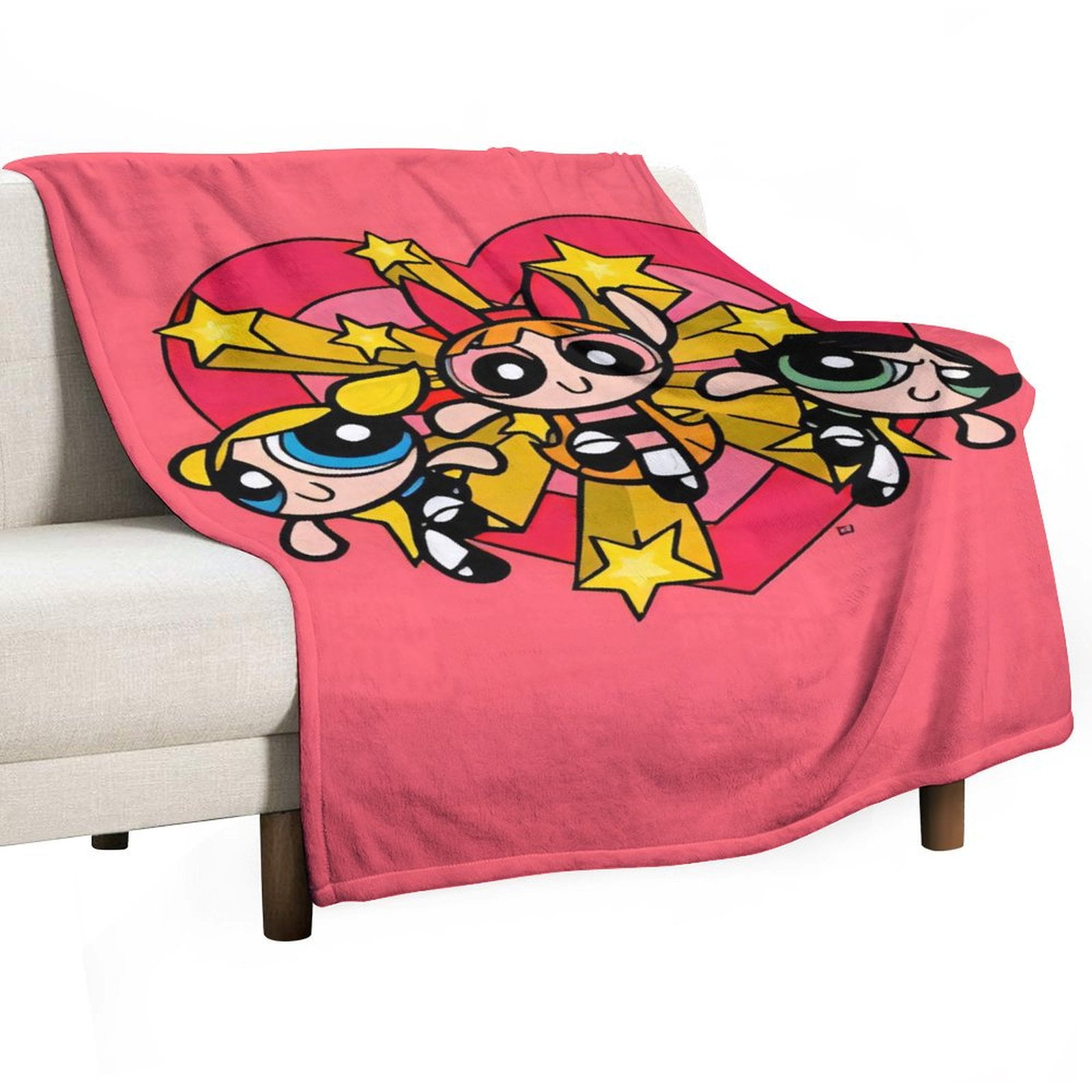 The Powerpuff Girls Anime Cartoon Bath Towels for Adults and Kids Large
