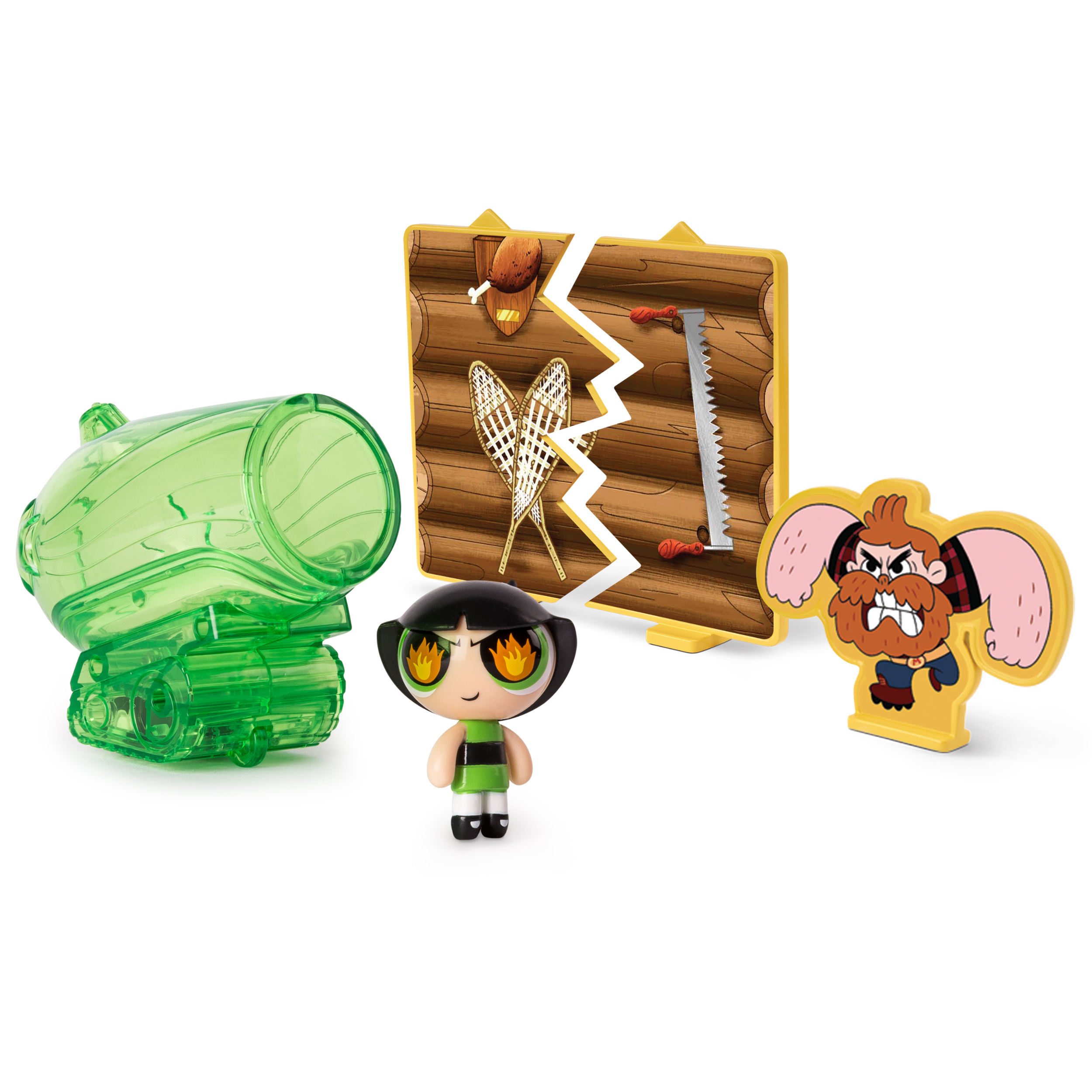 The Powerpuff Girls, Aura Power Pod with 2 inch Buttercup Figure, by Spin Master - image 1 of 5