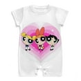 thumbnail image 1 of The Powerpuff Girls Baby Romper Short Sleeve Bodysuits Soft Rompers Summer Clothes One-Piece Jumpsuits Outfits 12-18M, 1 of 7