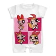 thumbnail image 1 of The Powerpuff Girls Baby Romper Short Sleeve Bodysuits Soft Rompers Summer Clothes One-Piece Jumpsuits Outfits 9-12M, 1 of 7