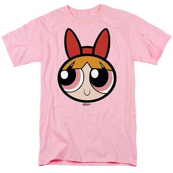 The Powerpuff Girls Blossom Face Unisex Adult T Shirt, Pink, Large