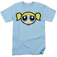 thumbnail image 1 of The Powerpuff Girls Bubbles Face Unisex Adult T Shirt, Light Blue, X-Large, 1 of 5