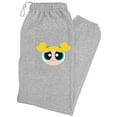 thumbnail image 1 of The Powerpuff Girls Bubbles Head Unisex Jogger Sweatpants for Men and Women, Athletic Heather, X-Large, 1 of 1