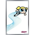 thumbnail image 1 of The Powerpuff Girls - Bubbles Heart Lines Wall Poster, 22.375" x 34", Framed, 1 of 3