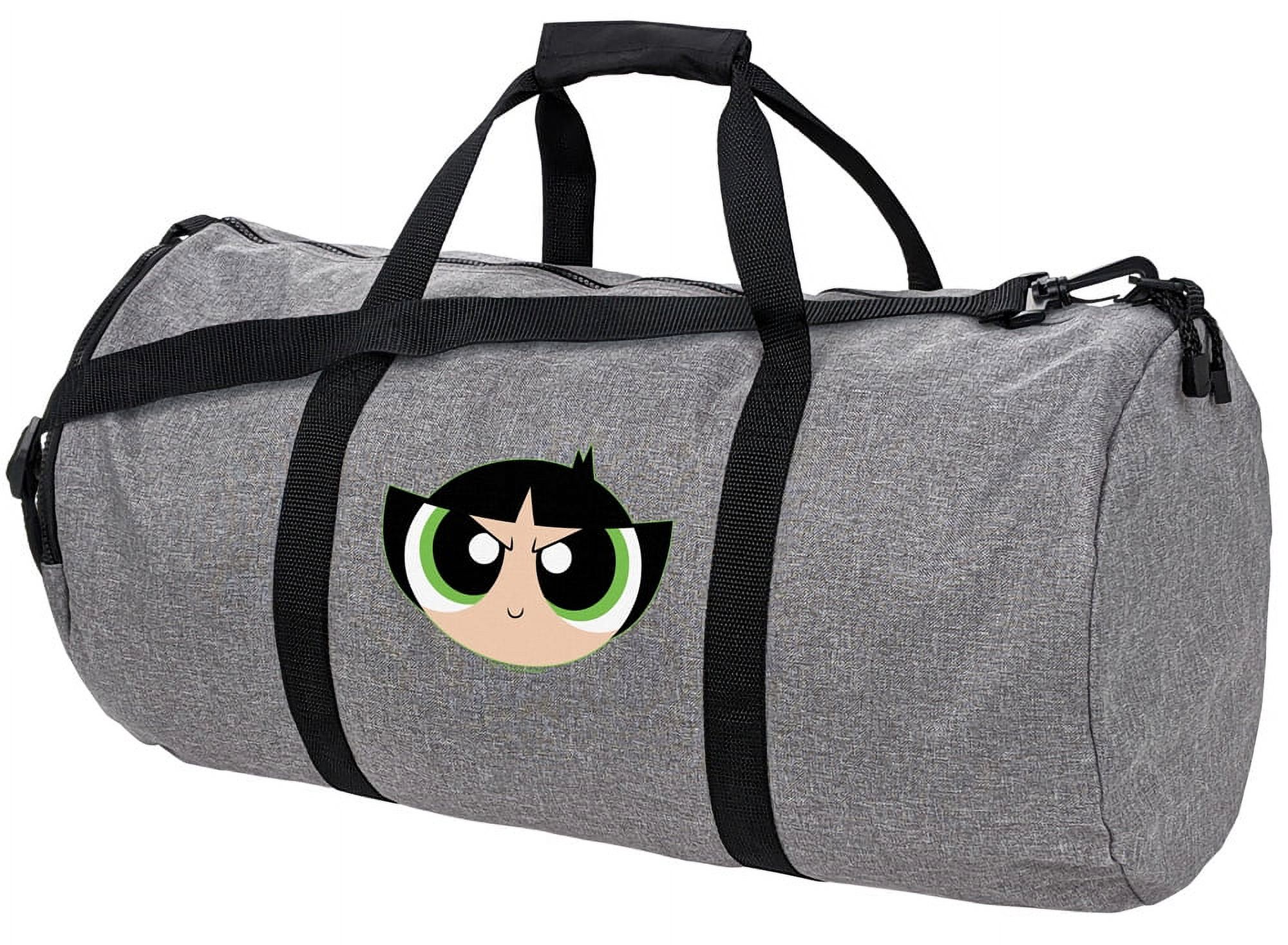 The Powerpuff Girls Buttercup Head Lightweight Duffel Bag for Sports and Gym Packable for Travel