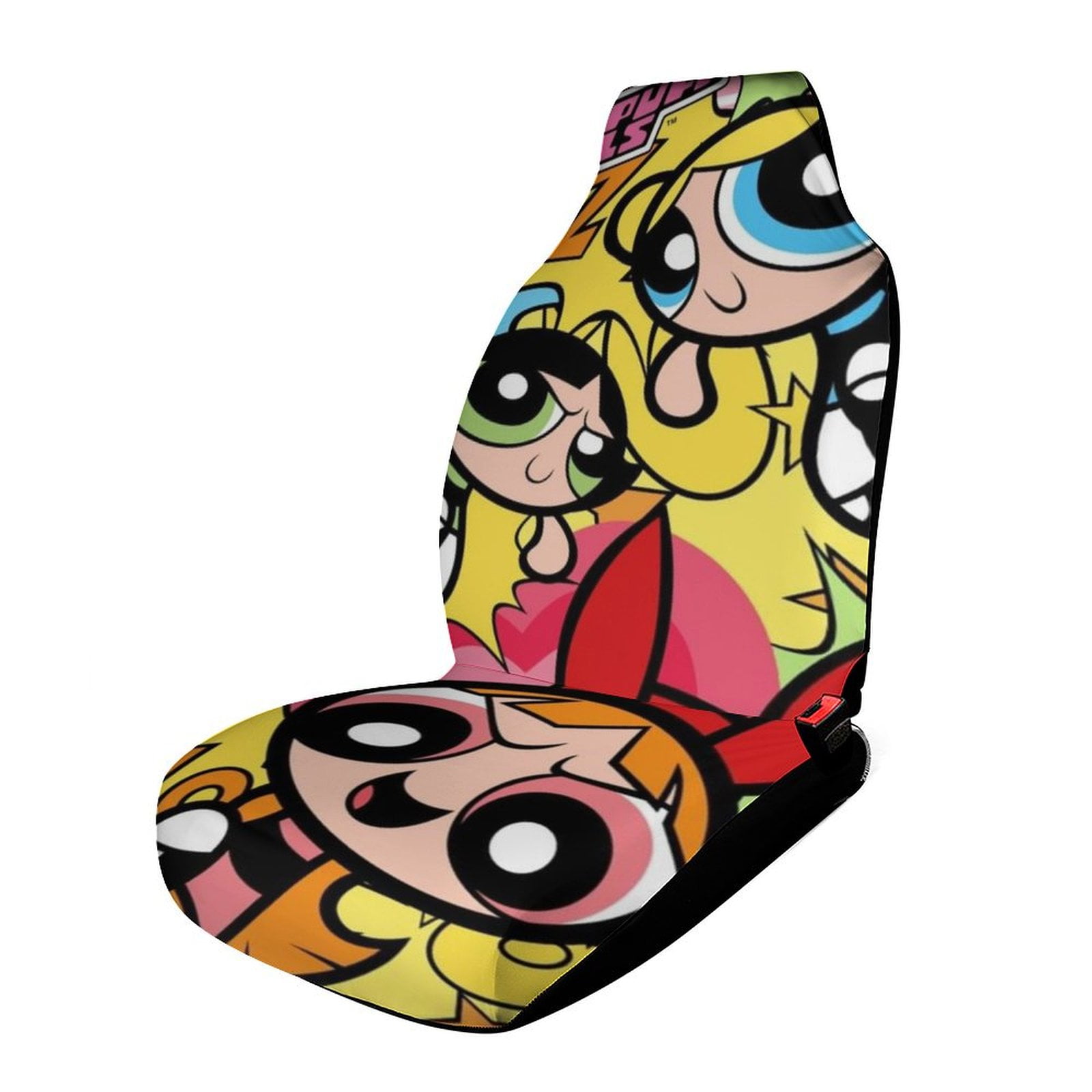 The Powerpuff Girls Car Seat Covers Front Seats Cushion Cover 1PCS Auto