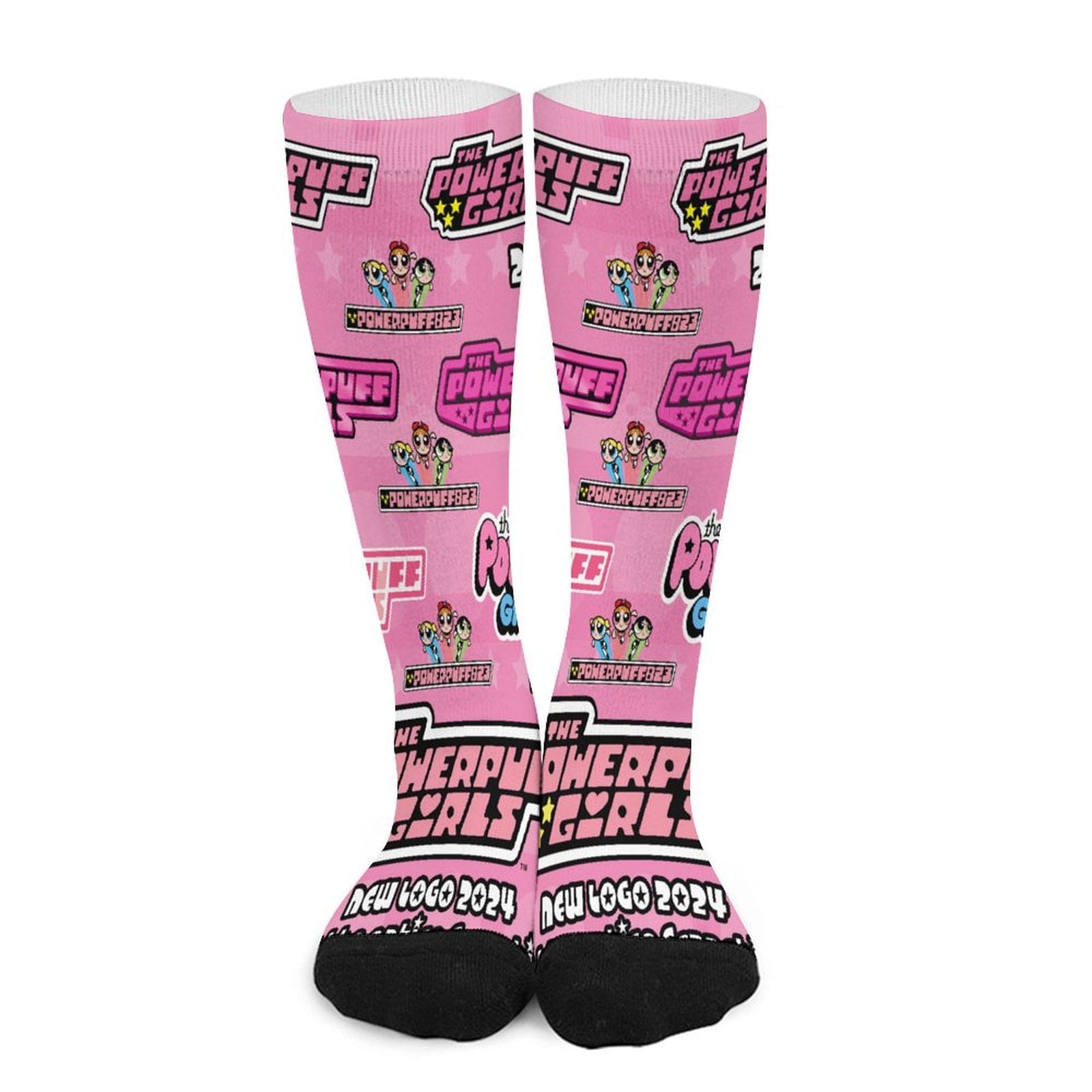 SOMVFCAG The Powerpuff Girls Compression Socks for Women And Men - Best Support for Running, Athletic, Recover, Nurse, Travel