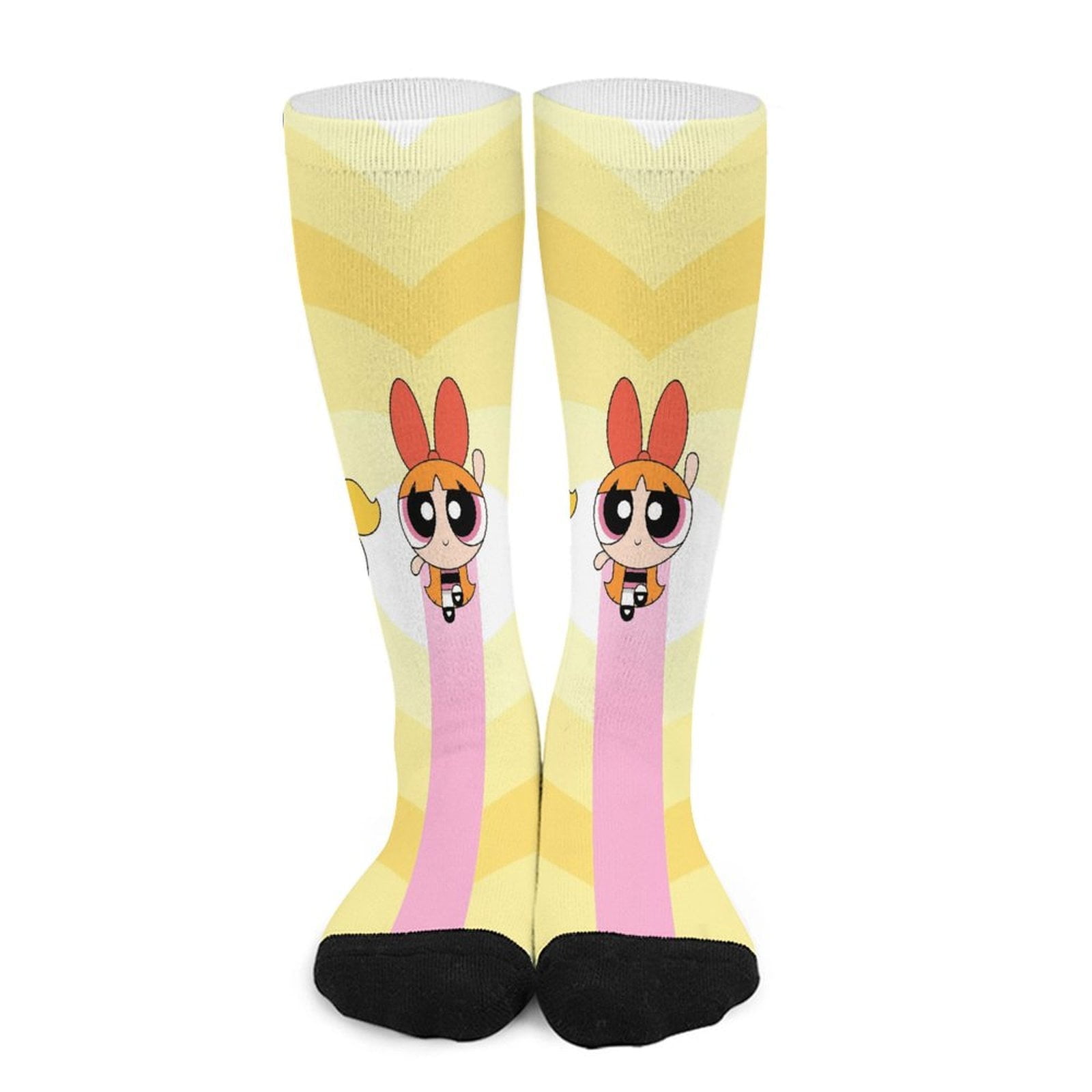 SOMVFCAG The Powerpuff Girls Compression Socks for Women And Men - Best Support for Running, Athletic, Recover, Nurse, Travel
