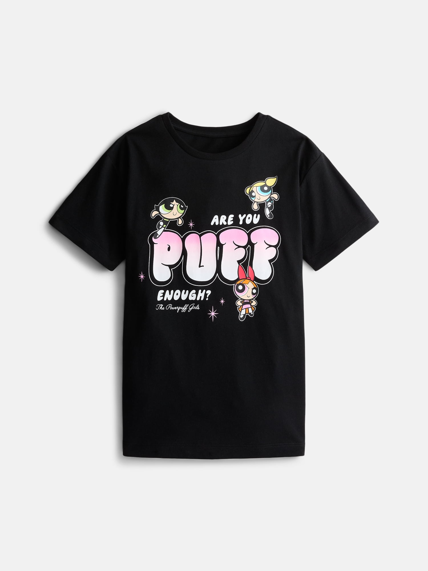 The Powerpuff Girls Graphic Tee with Short Sleeves for Girls, Sizes 4-16