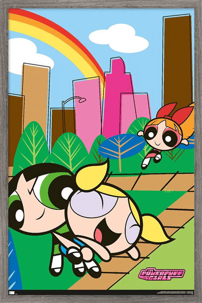 The Powerpuff Girls - Group Park Wall Poster, 22.375