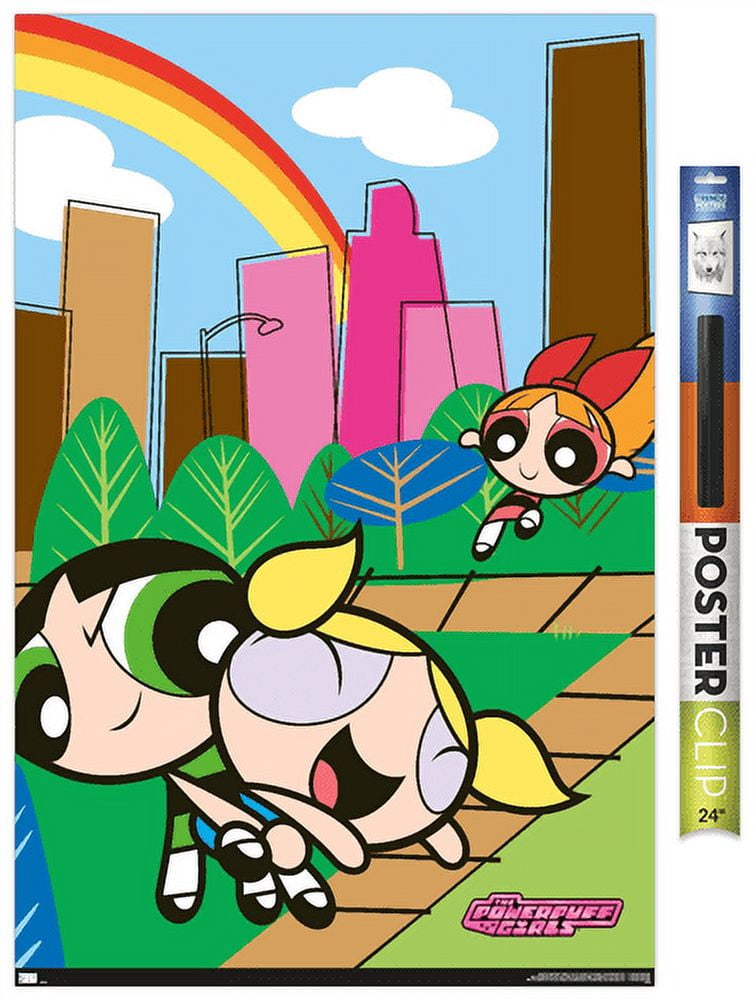 The Powerpuff Girls - Group Park Wall Poster, 22.375